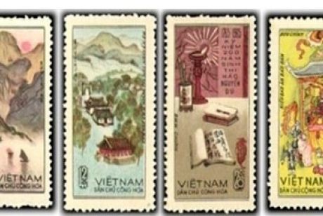 Phát hành tem kỷ niệm 250 năm năm sinh đại thi hào Nguyễn Du (1765-2015)