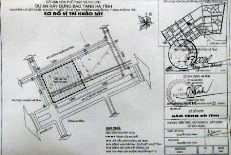 Khảo sát, lập quy hoạch xây dựng Bảo tàng tỉnh Hà Tĩnh.